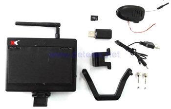 XK-X251 whirlwind drone spare parts 5.8G camera + FPV monitor set